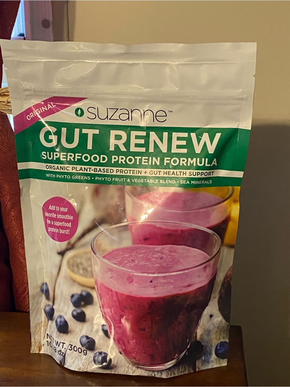 Suzanne Somers Gut Renew Original 10.58 Oz superfood protein formula